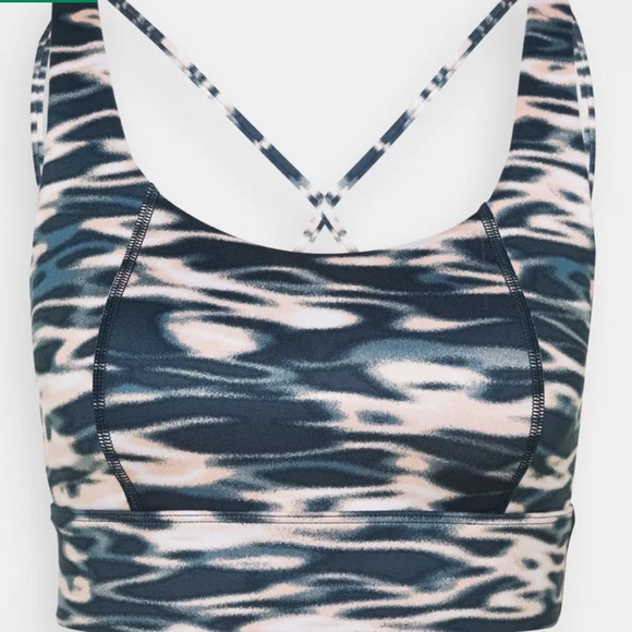 Sweaty Betty NEW Super Sculpt Bra Blue Water XS - Picture 3 of 4